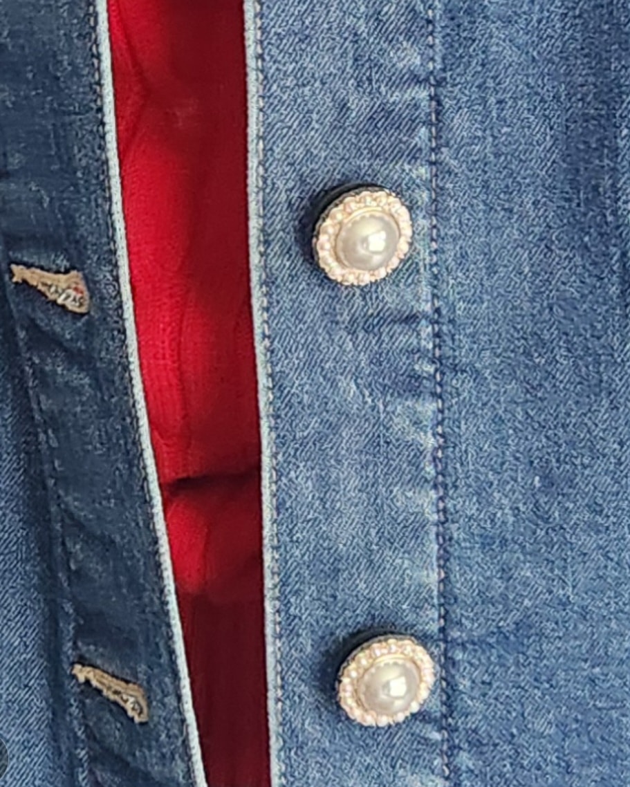 Gold metallic snap button accessories